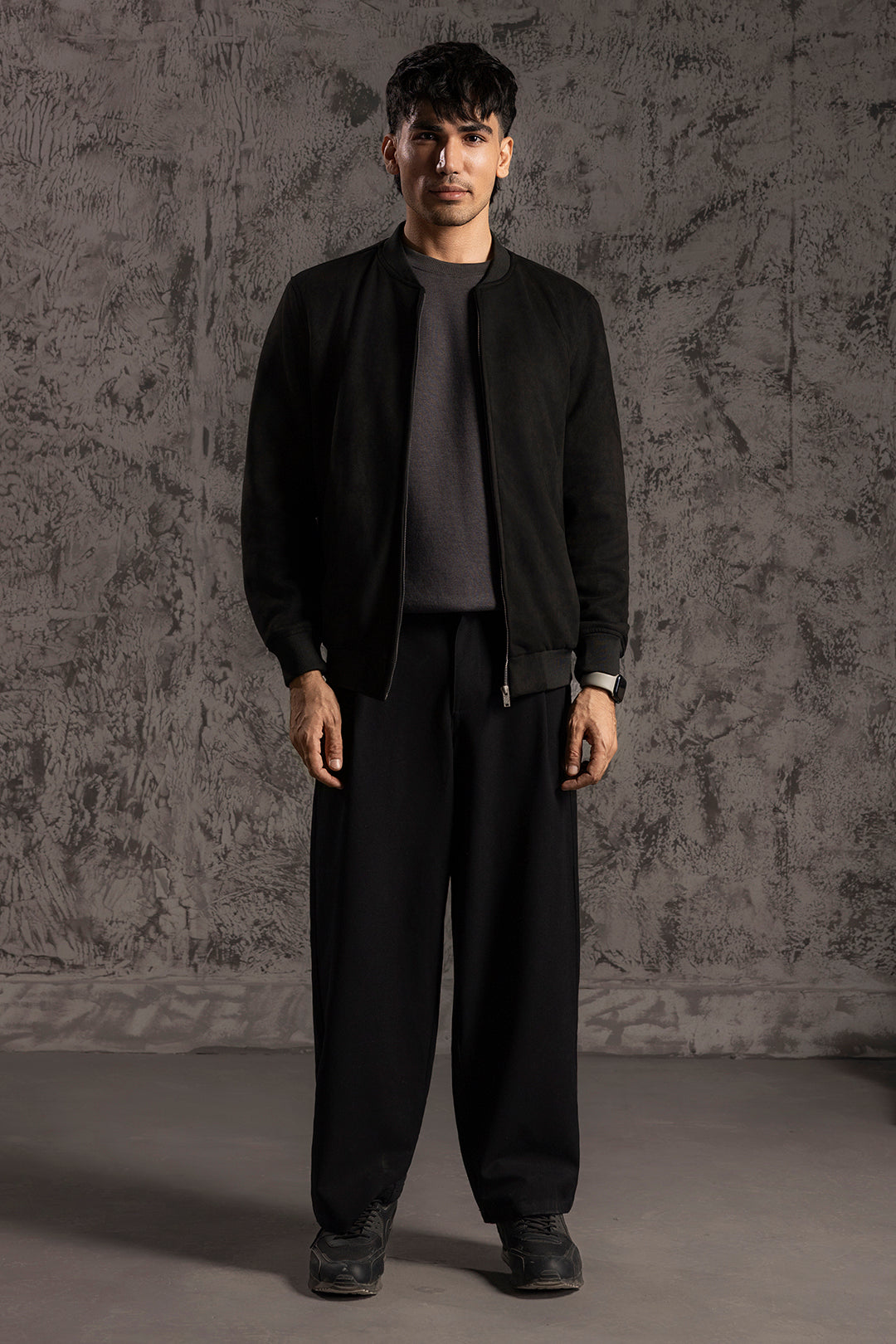 【BLACK】semoh Suede Jacket Faux Suede Jackets - 5005 – ZELLBURY