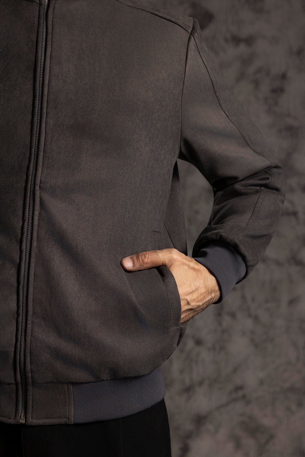 Faux Suede Jackets - 5005
