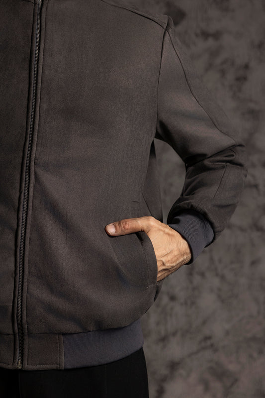 Faux Suede Jackets - 5005