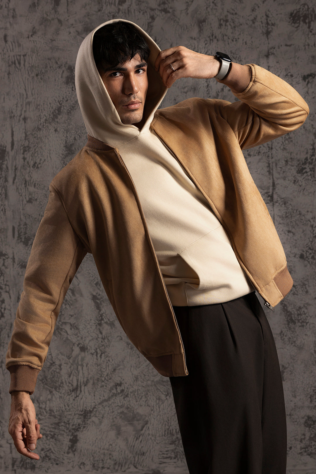 Faux Suede Jackets - 5005