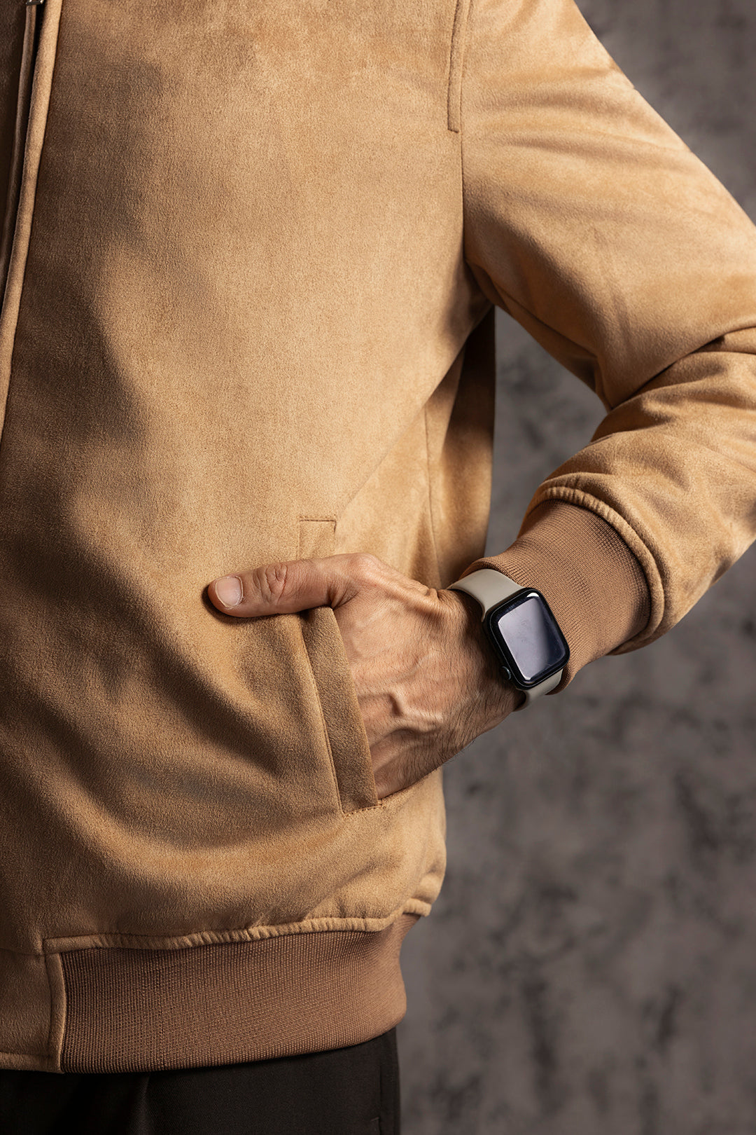 Faux Suede Jackets - 5005