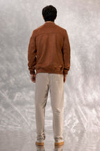 Faux Suede Jackets - 5005
