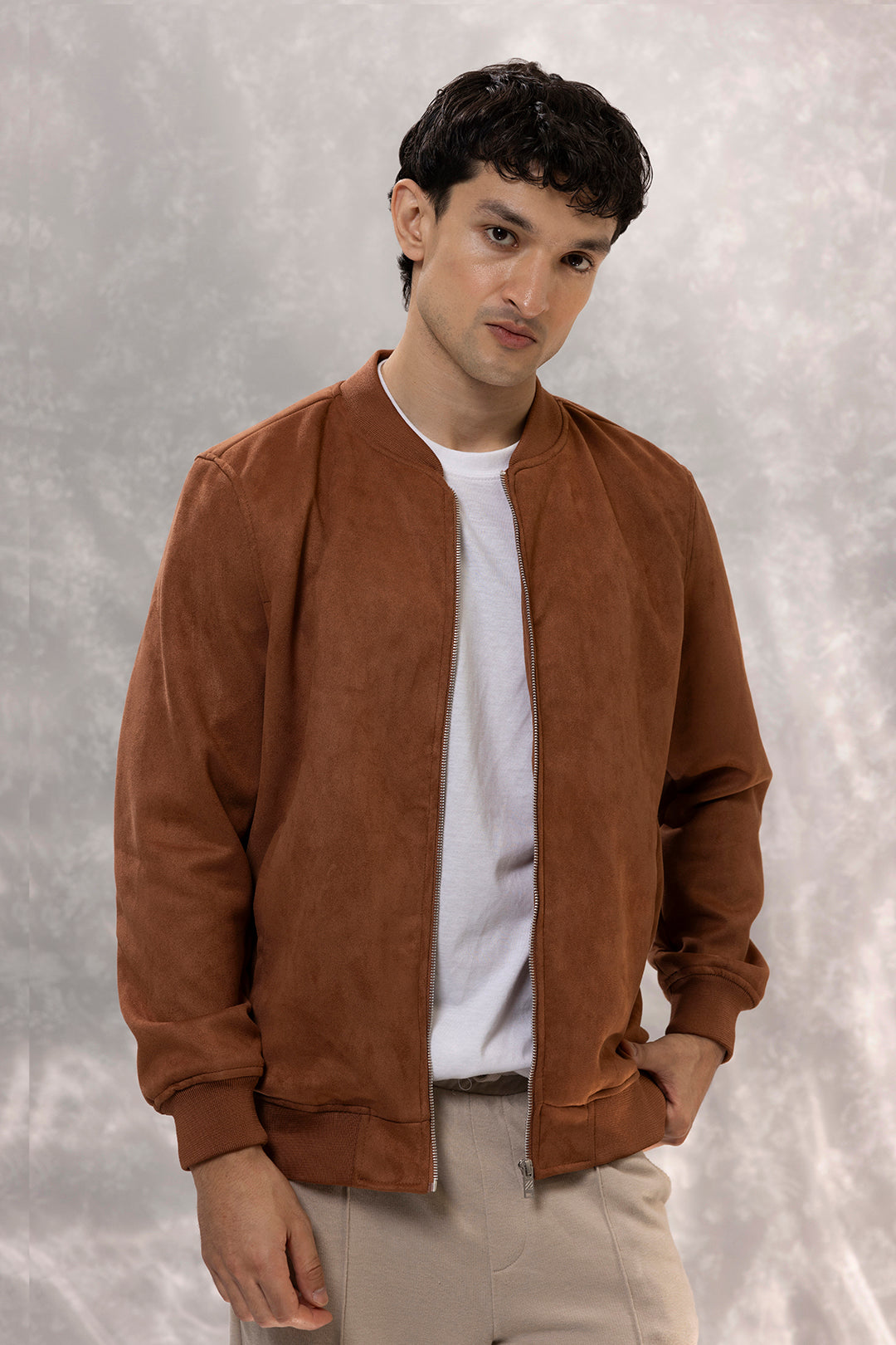 Faux Suede Jackets - 5005