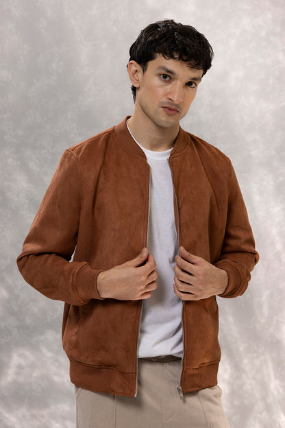 Faux Suede Jackets - 5005