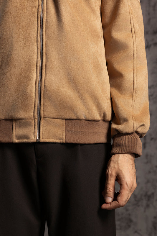 Faux Suede Jackets - 5006