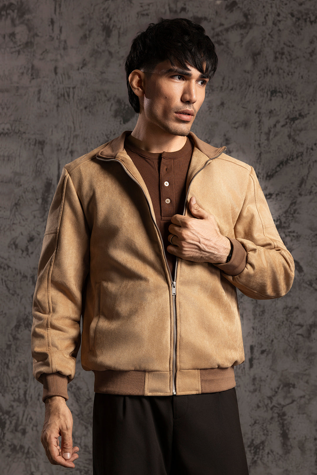 Faux Suede Jackets - 5006 – ZELLBURY