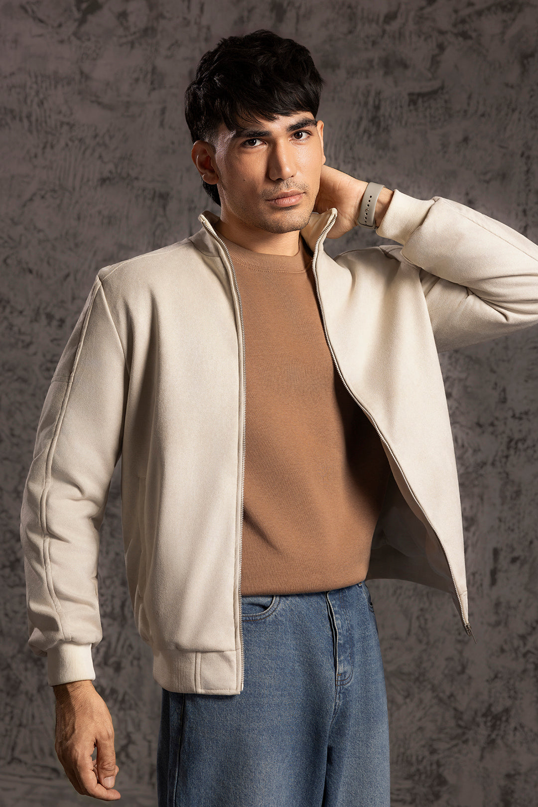 Faux Suede Jackets - 5006