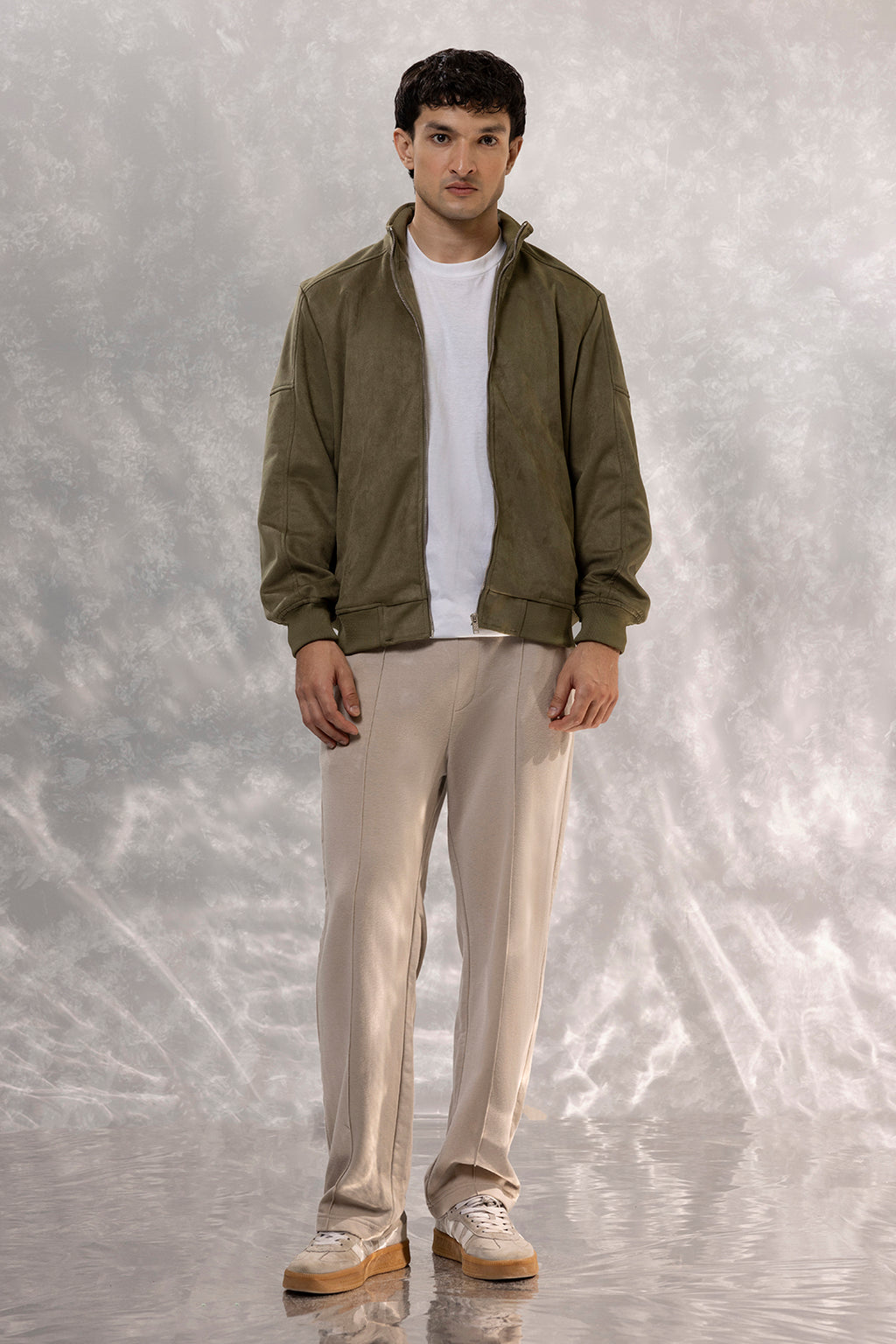 Faux Suede Jackets - 5006