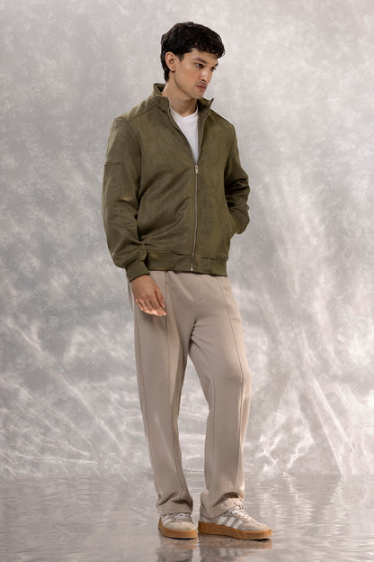 Faux Suede Jackets - 5006