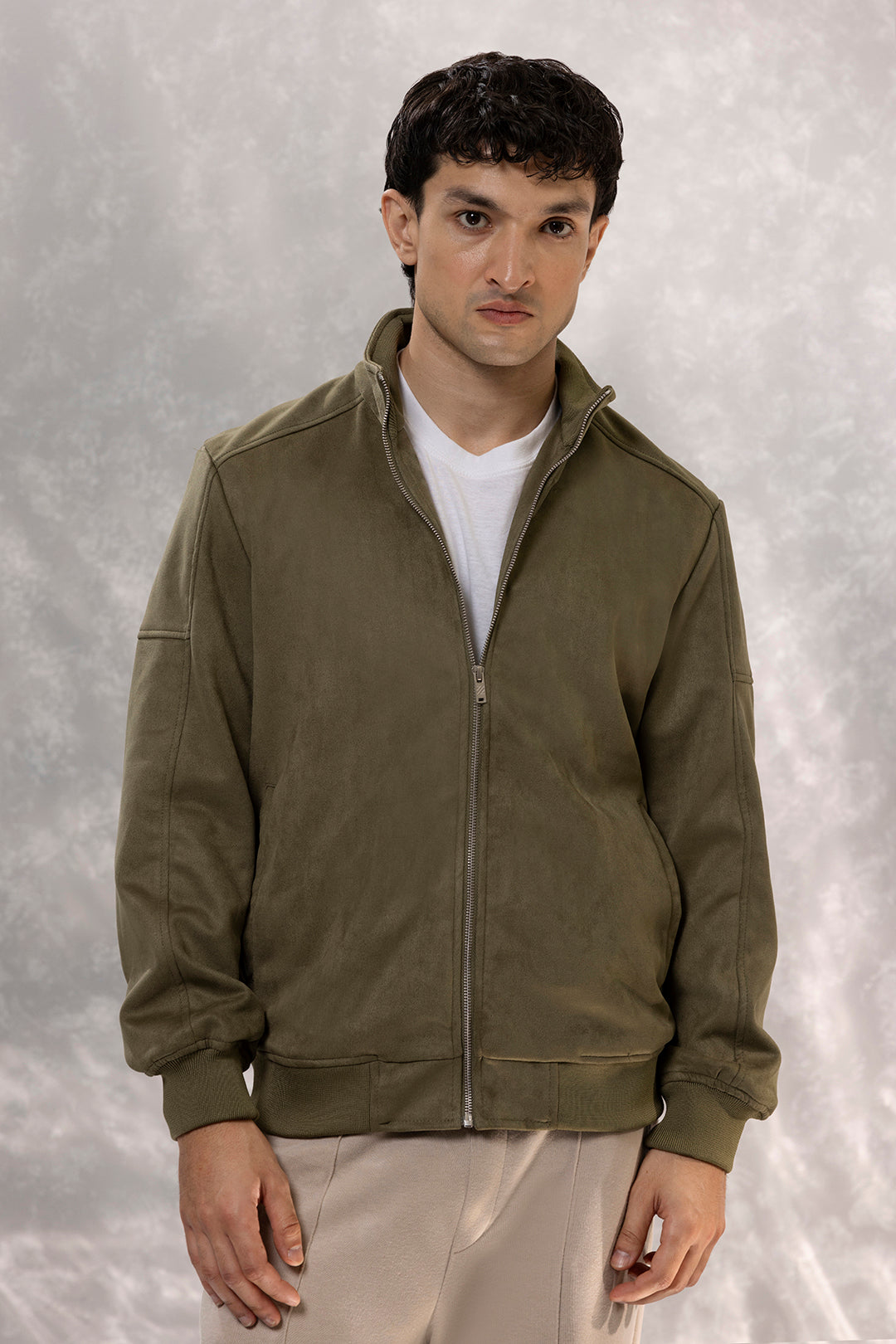 Faux Suede Jackets - 5006