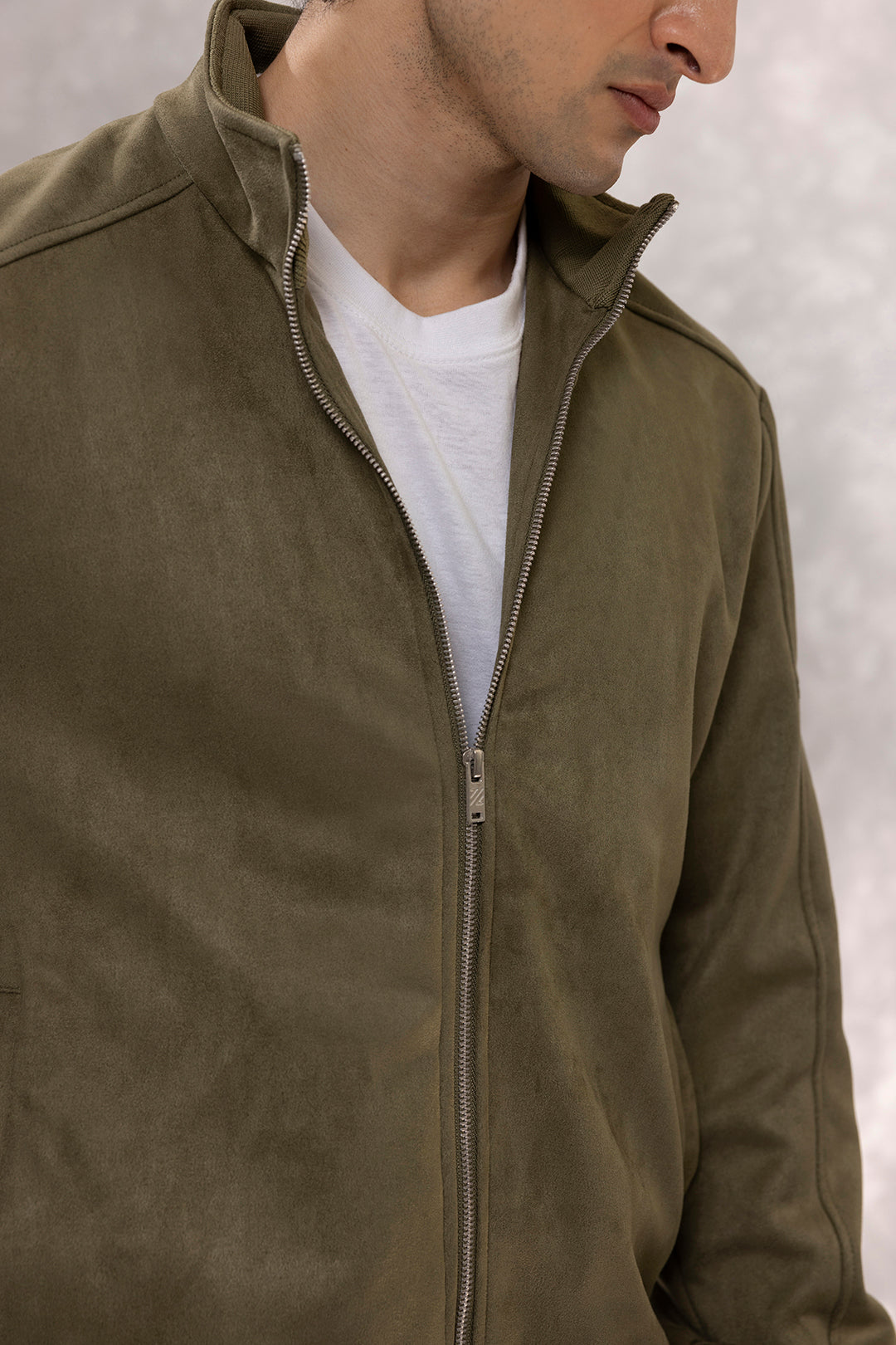Faux Suede Jackets - 5006