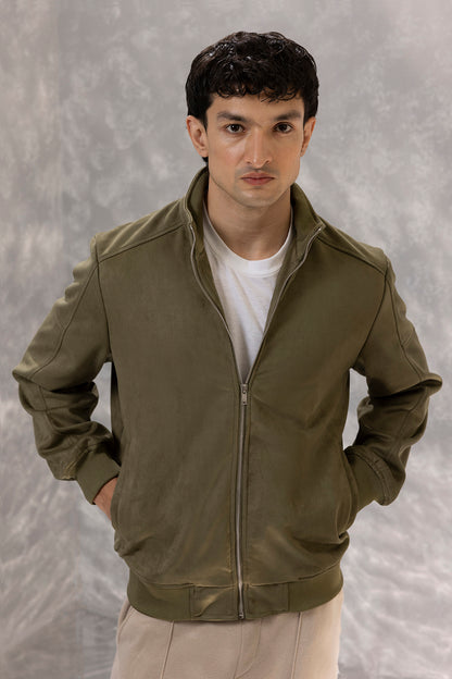 Faux Suede Jackets - 5006