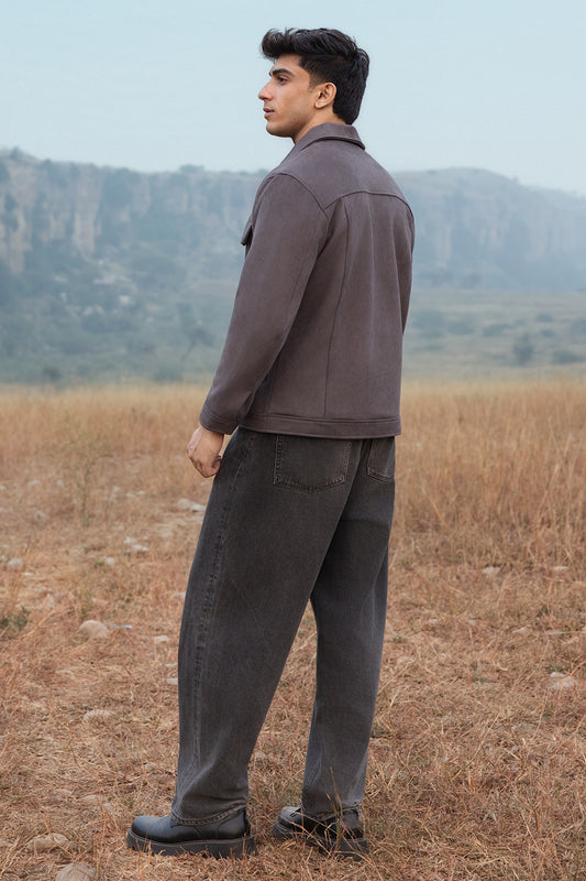 Faux Suede Jacket - 5007