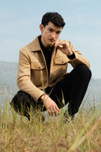 Faux Suede Jacket - 5007