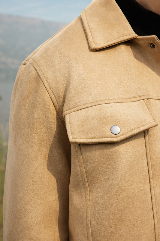 Faux Suede Jacket - 5007