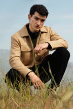 Faux Suede Jacket - 5007