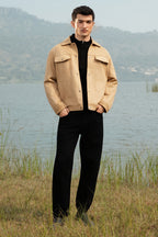 Faux Suede Jacket - 5007