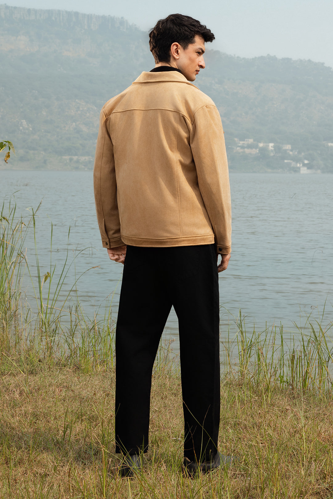 Faux Suede Jacket - 5007