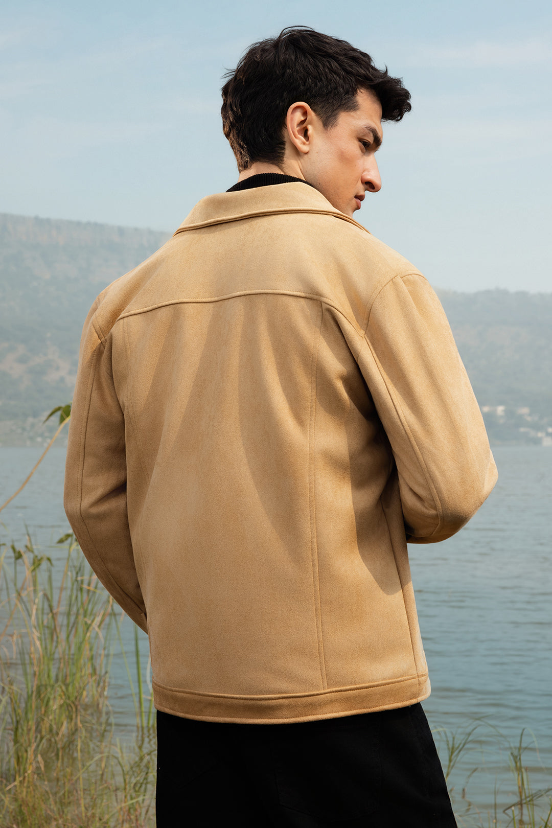 Faux Suede Jacket - 5007