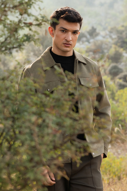 Faux Suede Jacket - 5007