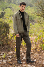Faux Suede Jacket - 5007