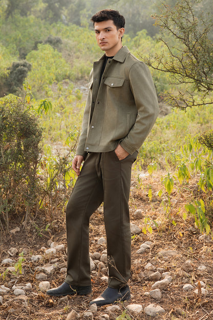 Faux Suede Jacket - 5007