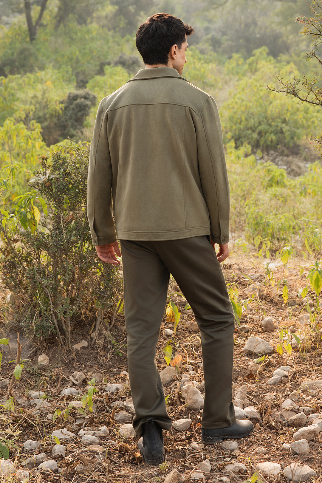 Faux Suede Jacket - 5007