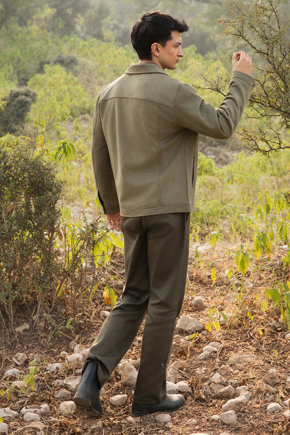 Faux Suede Jacket - 5007