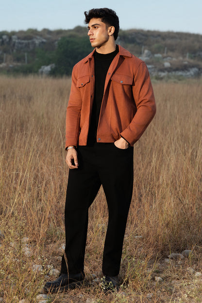 Faux Suede Jacket - 5007