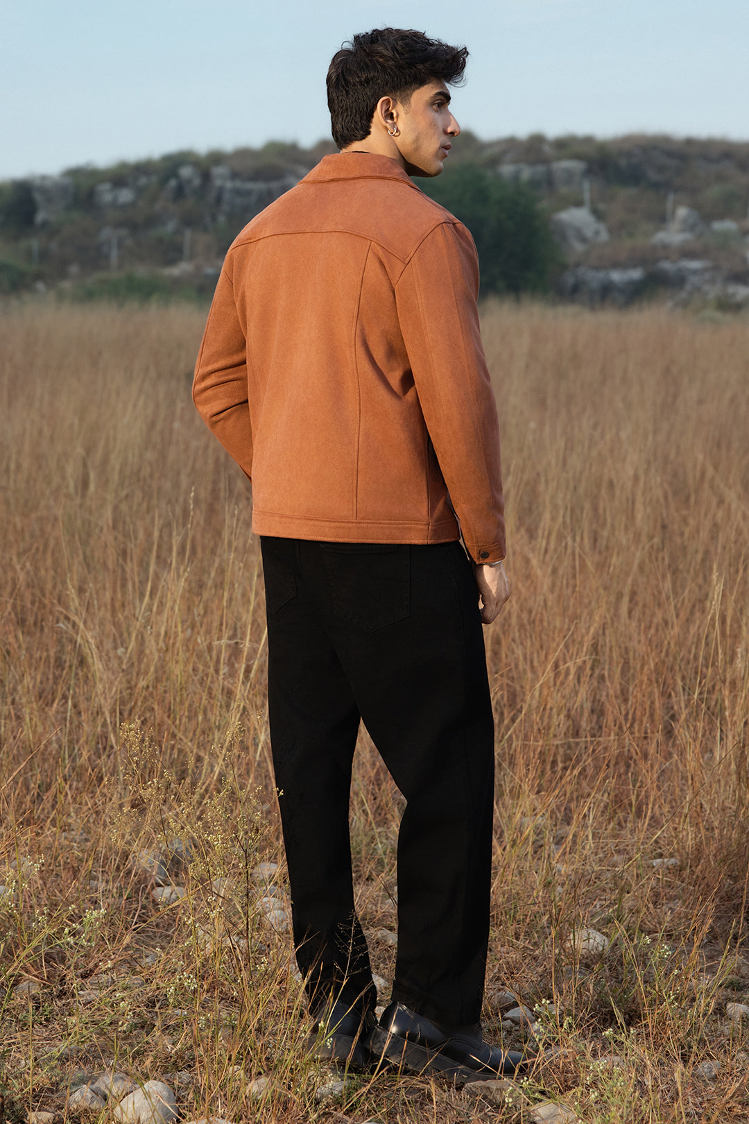 Faux Suede Jacket - 5007