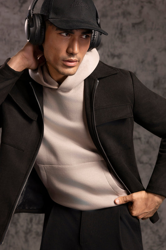 Faux Suede Jacket - 5008