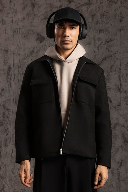 Faux Suede Jacket - 5008