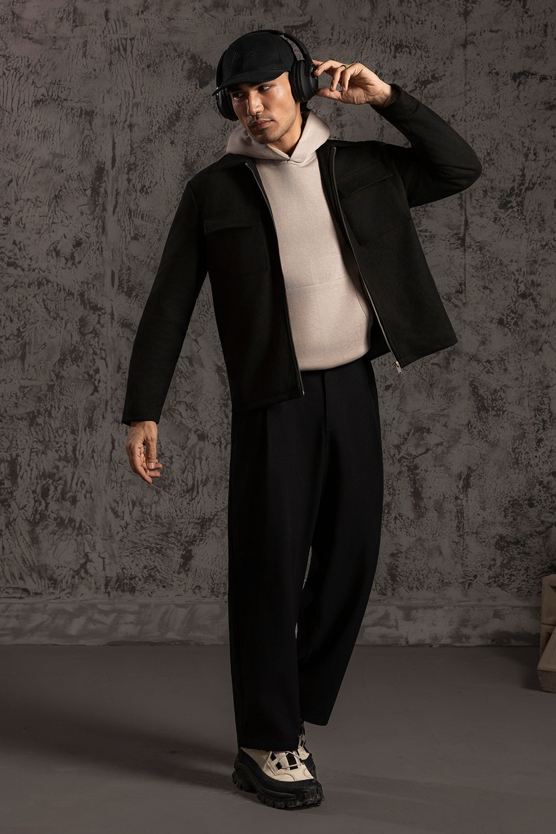 Faux Suede Jacket - 5008