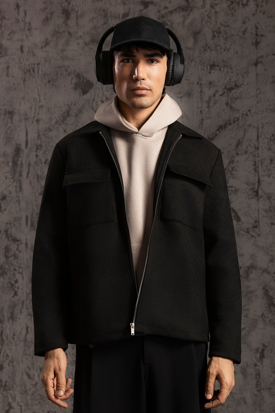 Faux Suede Jacket - 5008