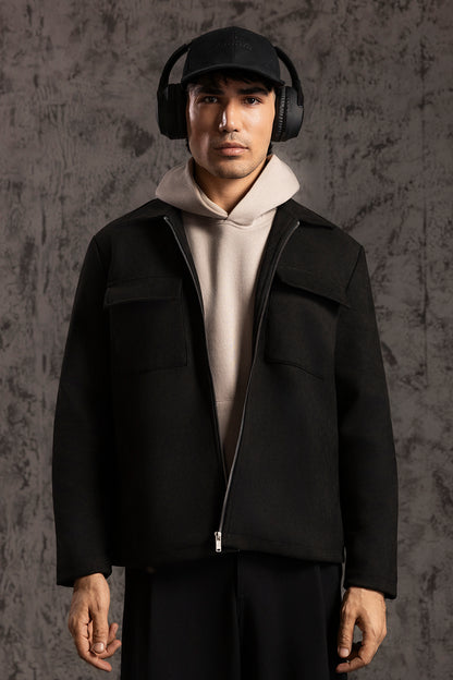 Faux Suede Jacket - 5008