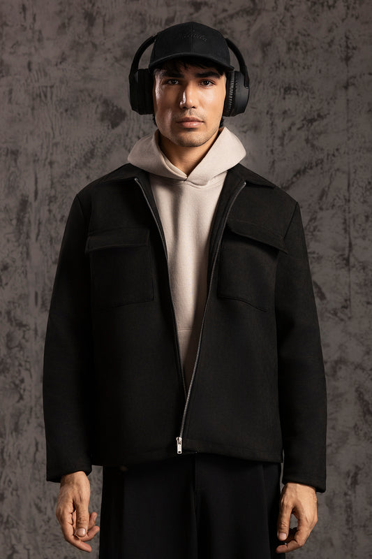 Faux Suede Jacket - 5008