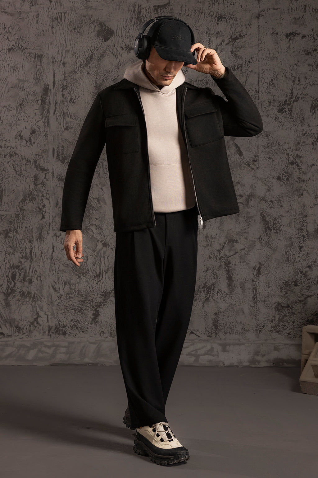 Faux Suede Jacket - 5008