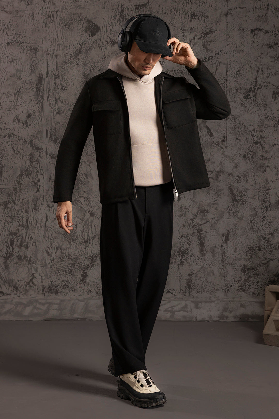 Faux Suede Jacket - 5008