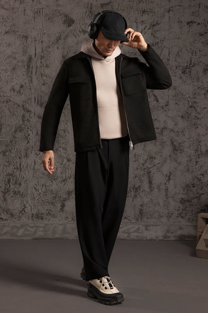 Faux Suede Jacket - 5008