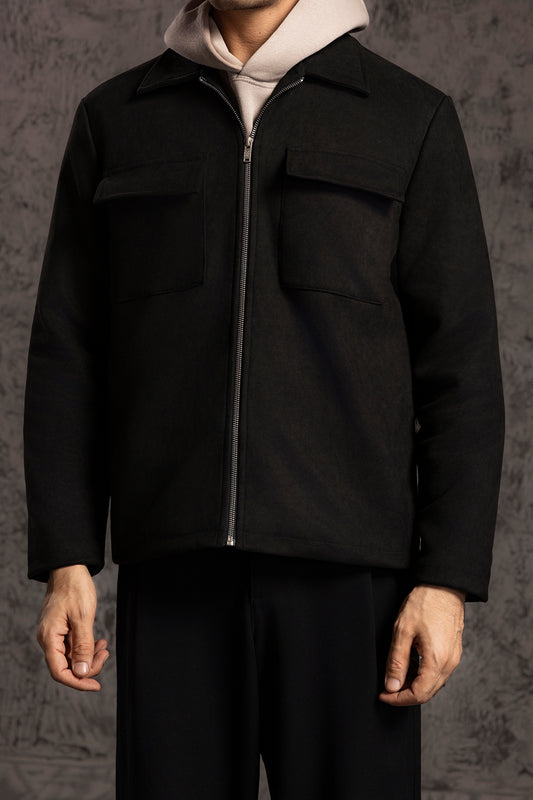 Faux Suede Jacket - 5008