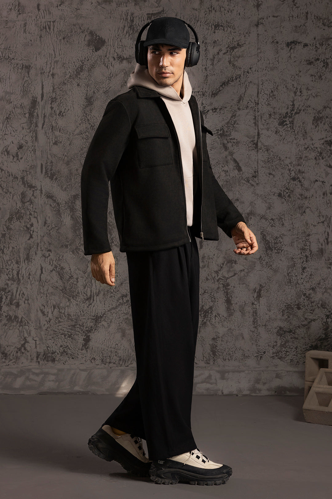 Faux Suede Jacket - 5008