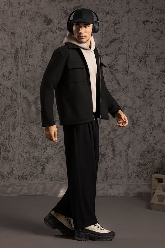 Faux Suede Jacket - 5008