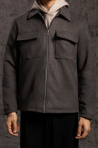 Faux Suede Jacket - 5008