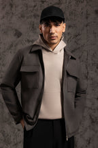 Faux Suede Jacket - 5008