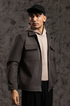 Faux Suede Jacket - 5008