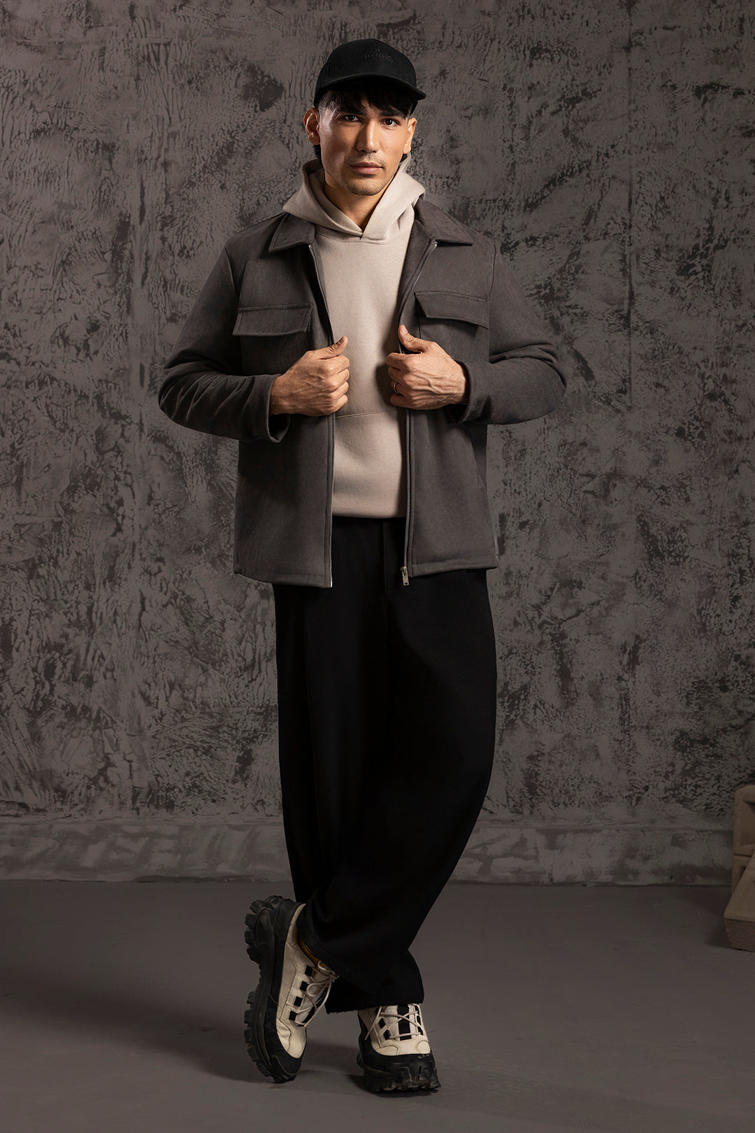 Faux Suede Jacket - 5008