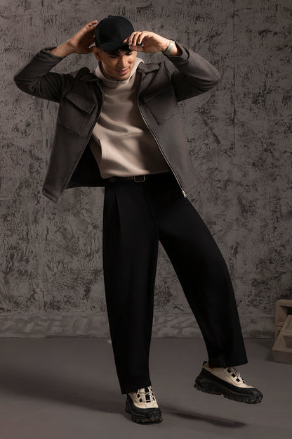 Faux Suede Jacket - 5008