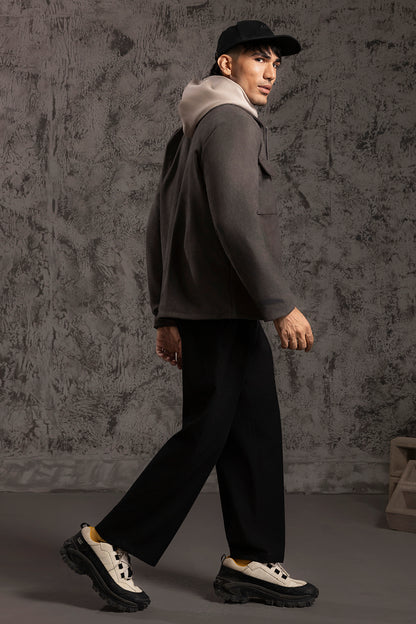 Faux Suede Jacket - 5008