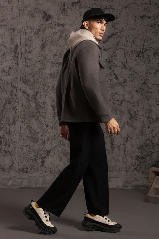 Faux Suede Jacket - 5008