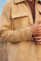 Faux Suede Jacket - 5008
